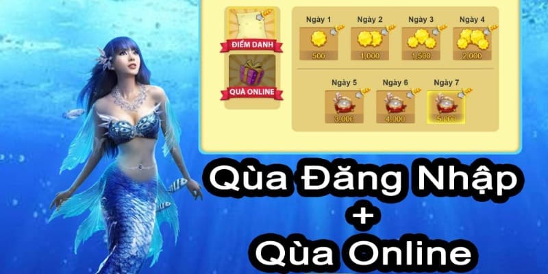 Nhận quà dễ dàng tại cổng game